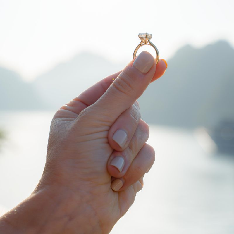 豪华游轮浪漫求婚